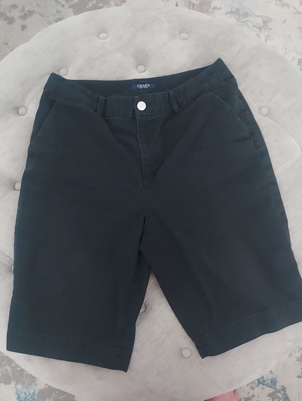 Chaps Black Women's Bermuda Shorts